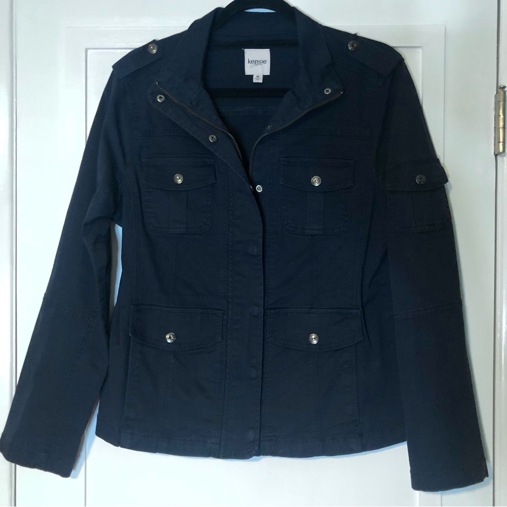 Navy Blue Utility Jacket